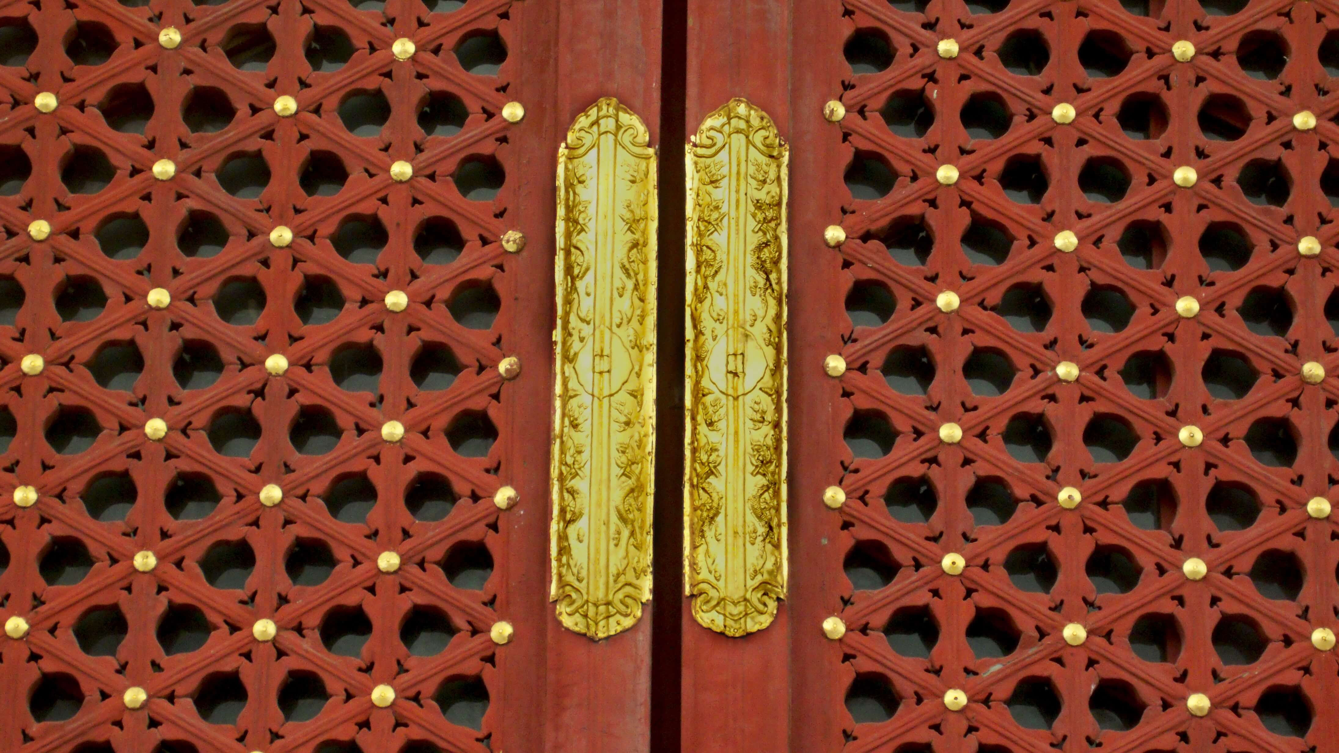 Middle eastern doors close-up