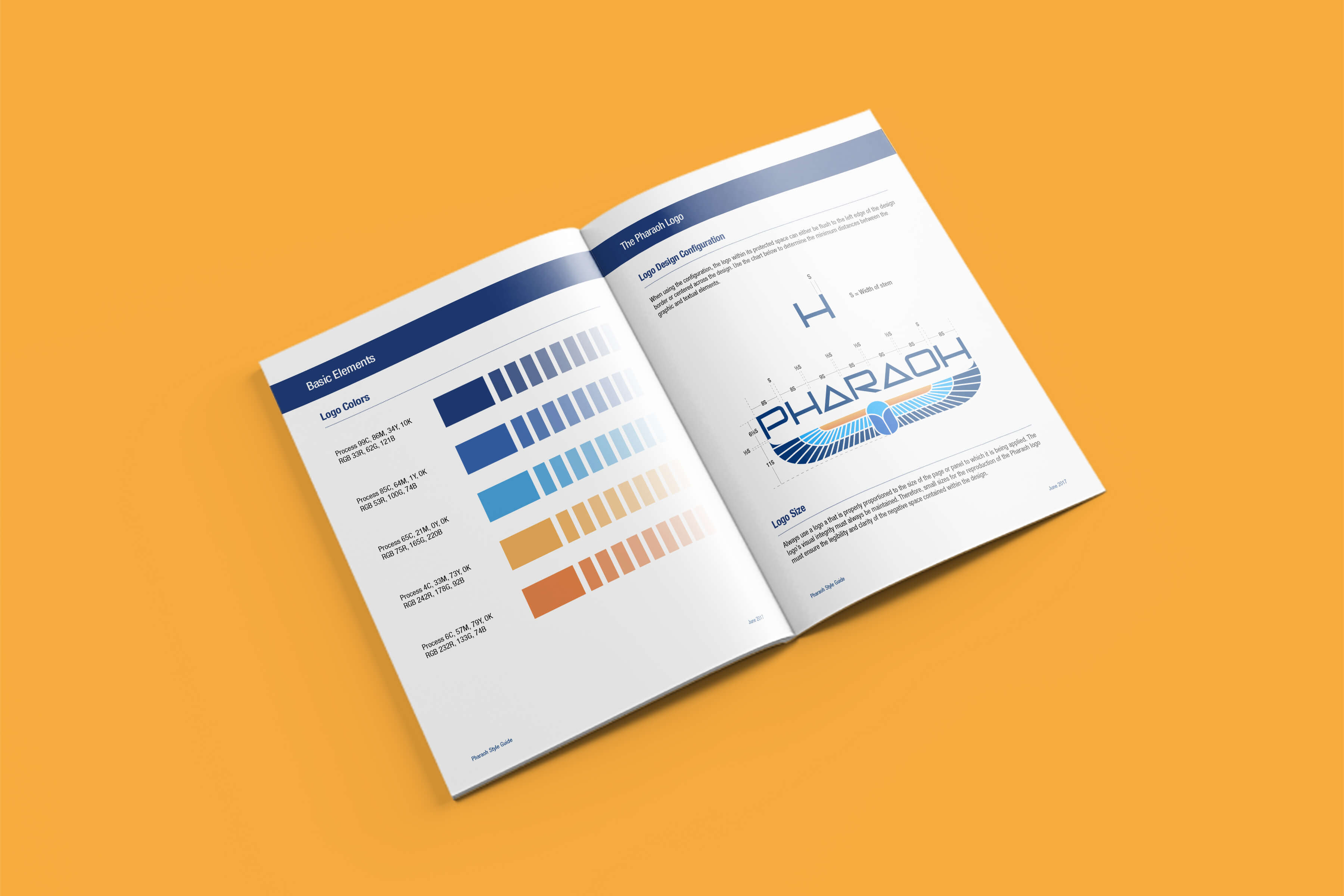 Open brand style guide book